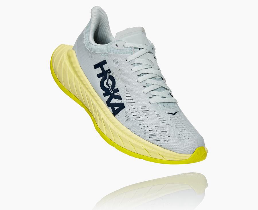 Hoka One One Carbon X 2 Löparskor Dam - Vita - ORLBE-8160